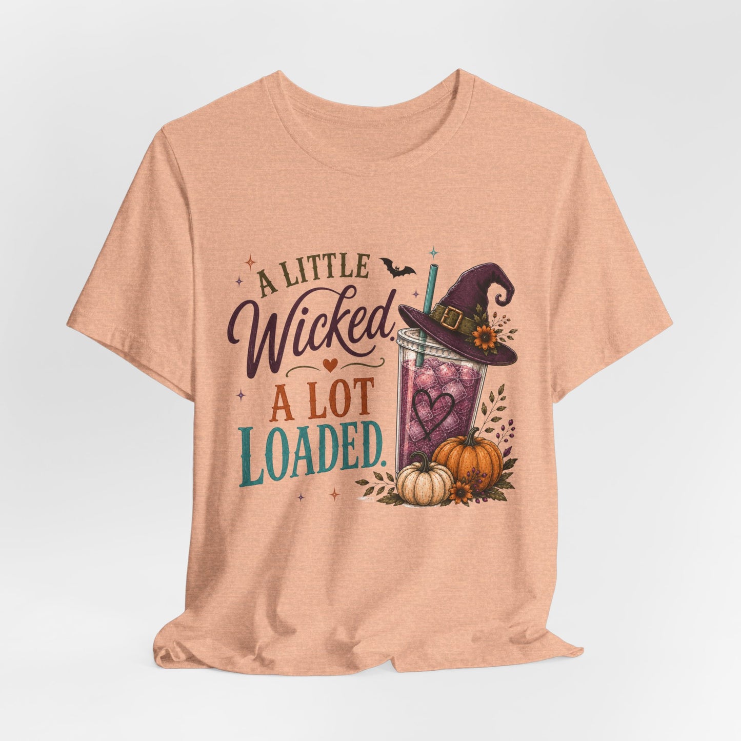 A Little Wicked, A Lot Loaded T-Shirt | Halloween Loaded Tea Lover Tee