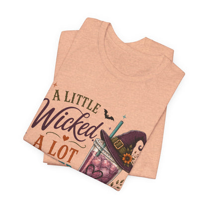 A Little Wicked, A Lot Loaded T-Shirt | Halloween Loaded Tea Lover Tee