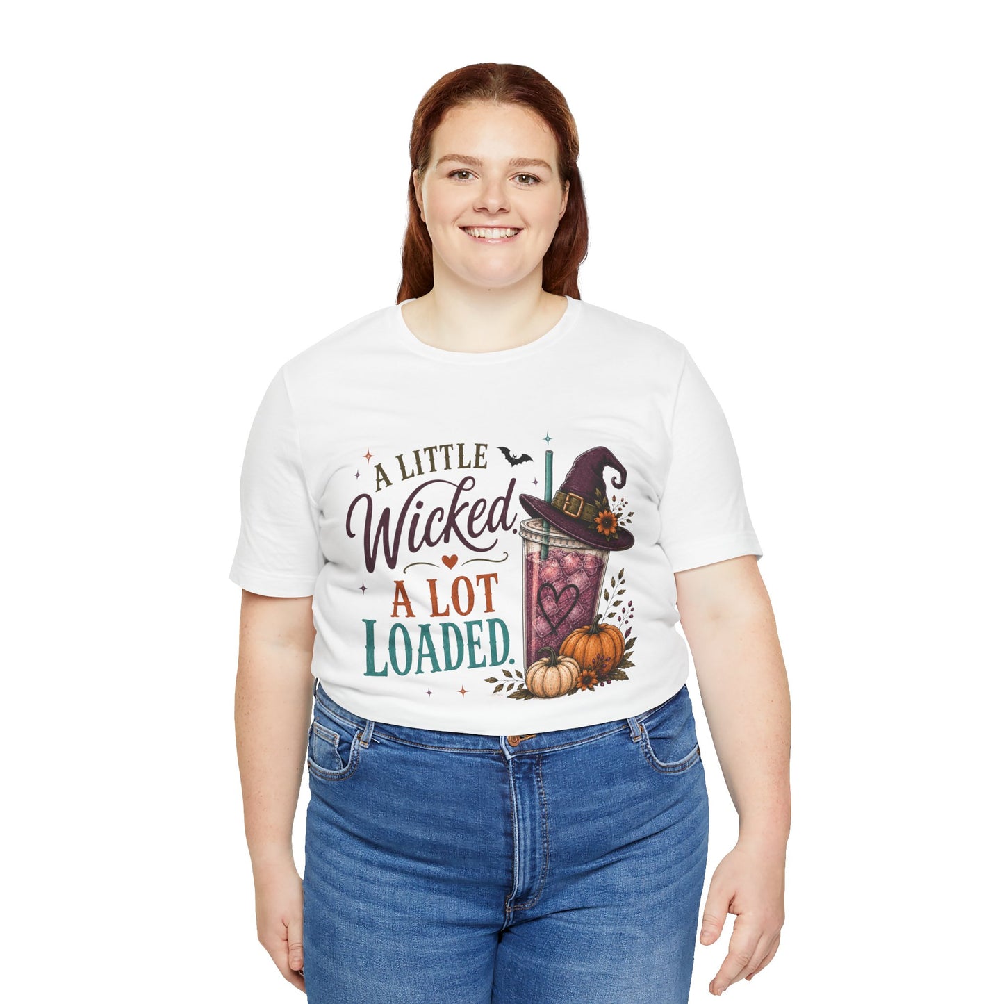 A Little Wicked, A Lot Loaded T-Shirt | Halloween Loaded Tea Lover Tee