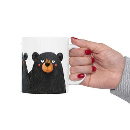 Cute Bear Mug | 15 oz Ceramic Bear Lover Mug