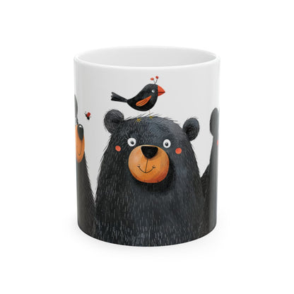 Cute Bear Mug | 15 oz Ceramic Bear Lover Mug