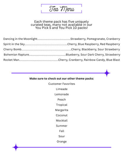 Berry Theme Variety Loaded Tea 5-Pack