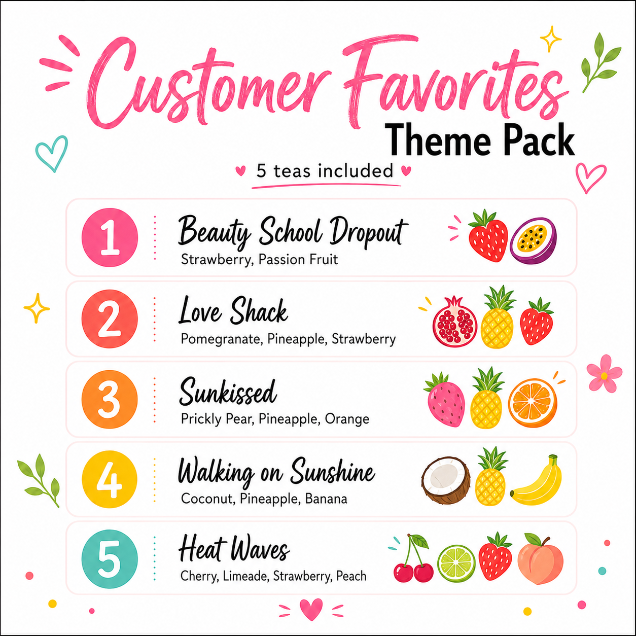 Customer Favorites Variety Loaded Tea 5-Pack