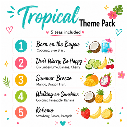 Tropical Theme Variety Loaded Tea 5-Pack