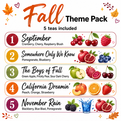Fall Theme Variety Loaded Tea 5-Pack