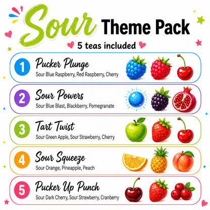 Sour Theme Variety Loaded Tea 5-Pack