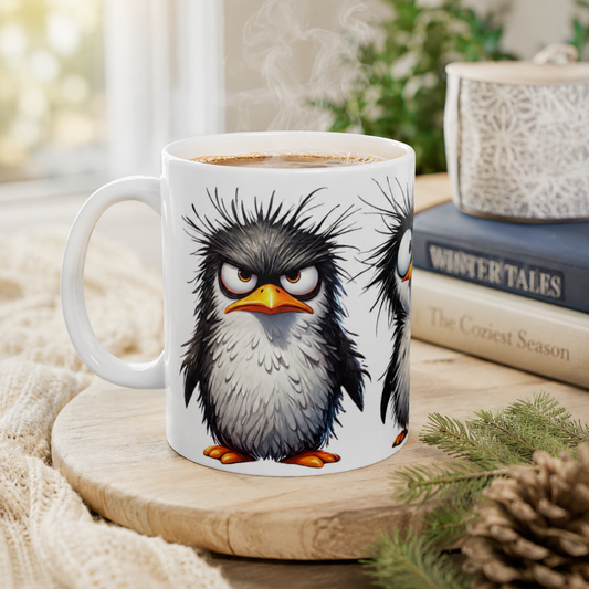Cute Penguin Mug | 15 oz Ceramic Penguin Lover Mug