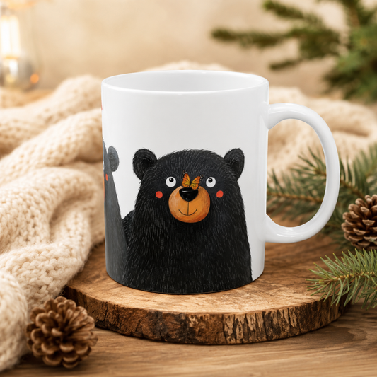 Cute Bear Mug | 15 oz Ceramic Bear Lover Mug