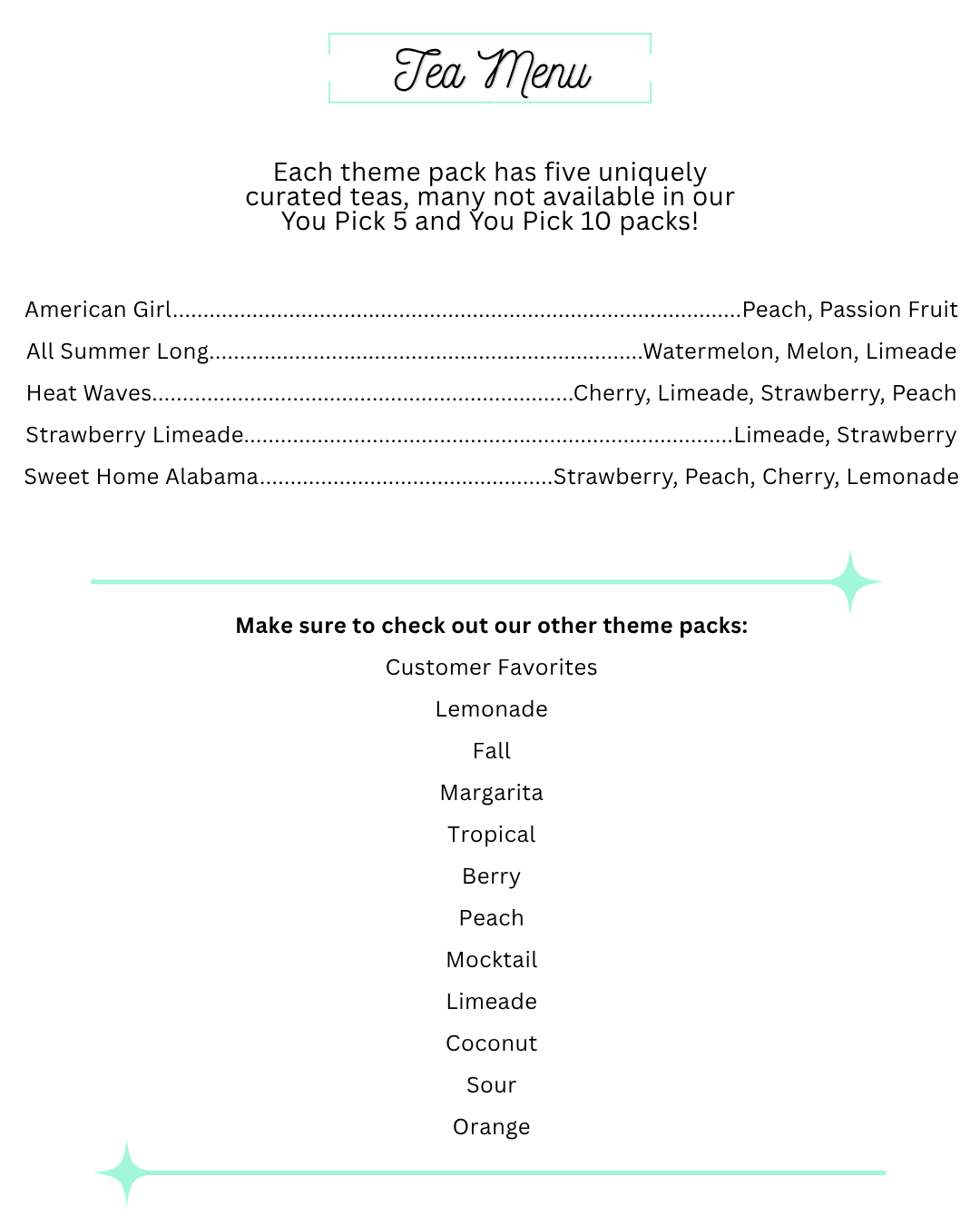 Summer Theme Variety Loaded Tea 5-Pack