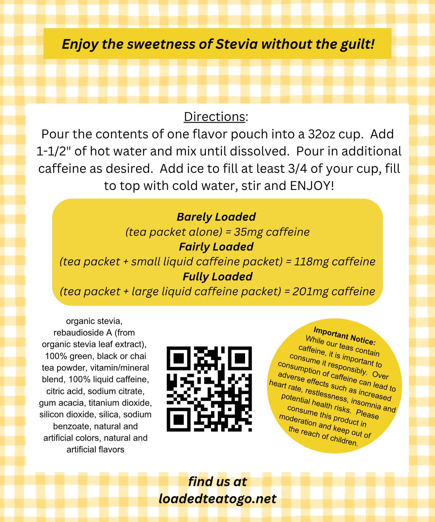 Lemonade Flavors Loaded Tea 5-Pack