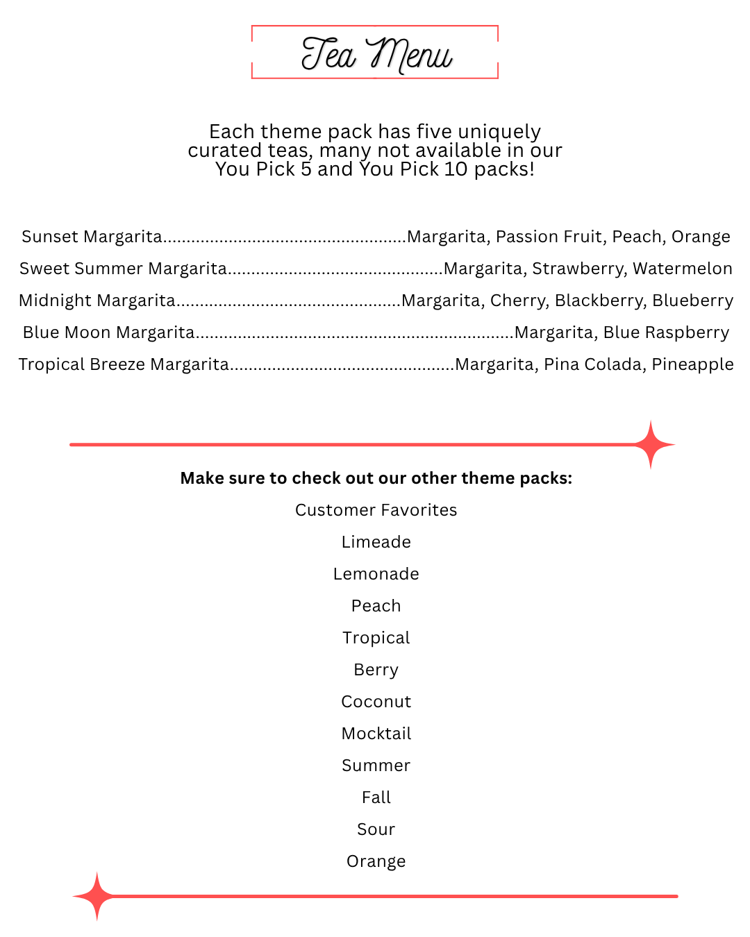 Margarita Flavors Loaded Tea 5-Pack