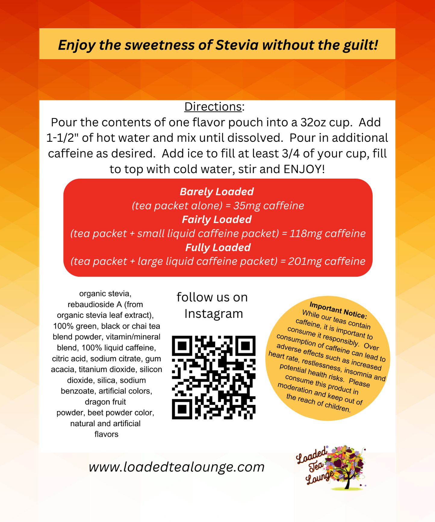 Orange Flavors Loaded Tea 5-Pack