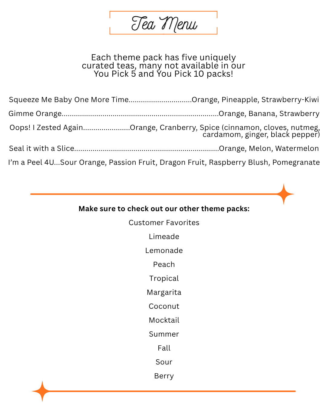 Orange Flavors Loaded Tea 5-Pack