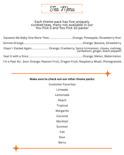 Orange Flavors Loaded Tea 5-Pack