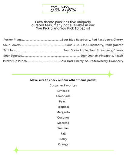 Sour Theme Variety Loaded Tea 5-Pack